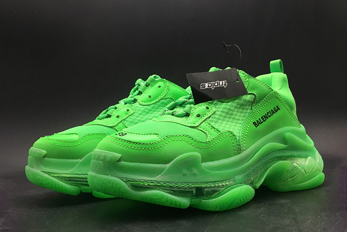 BALENCIAGA TRIPLE S NEON GREEN - 541624 W09OL 3801